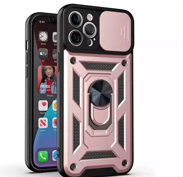 Premium Heavy-Duty Armour Camera Slider Hardshell TPU Phone Case- for Apple iPhone 14 Series - Super Savings Technologies Co.,LTD 