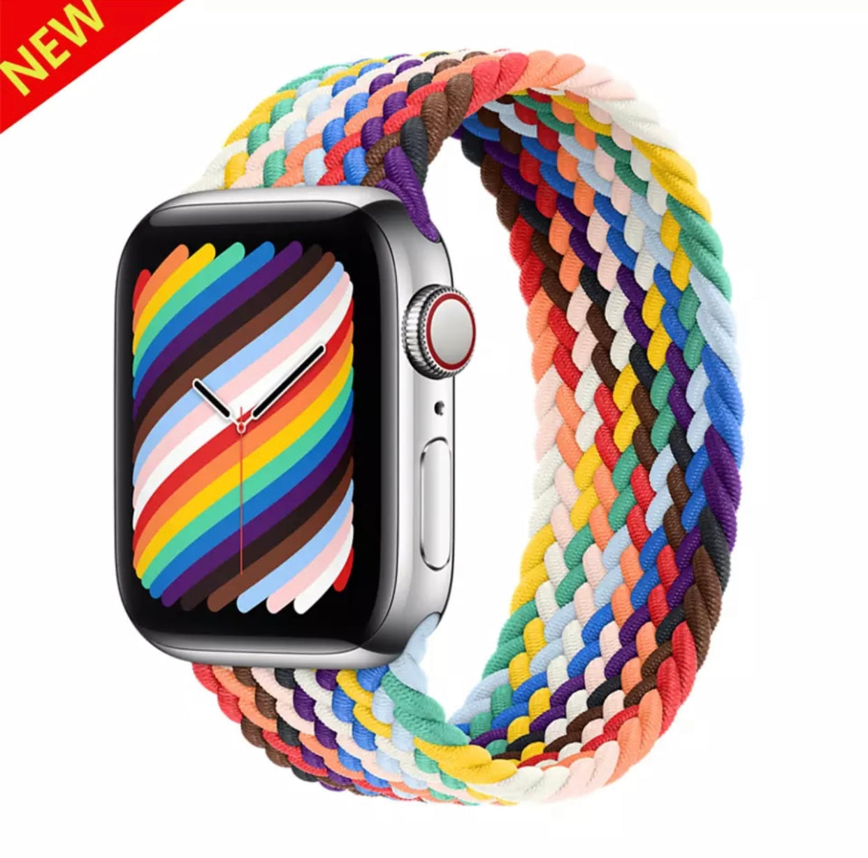 Premium Designers Speciality Nylon Braided Apple Watch Bands- for New Apple Watch Series 7 45mm - Super Savings Technologies Co.,LTD 