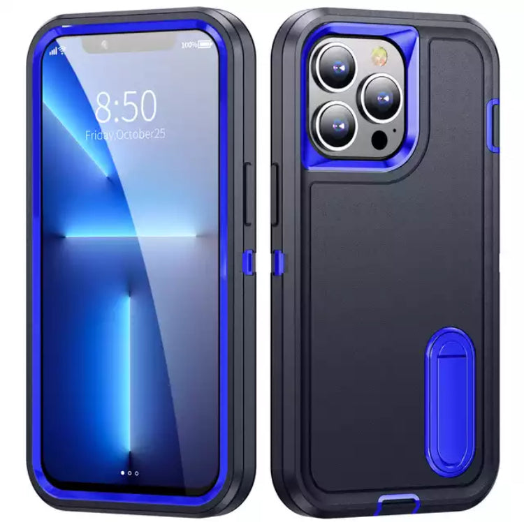 Premium Drop-Protection Style Double-Layers Kickstand Phone Case- for Apple iPhone 14 Series 2022 - Super Savings Technologies Co.,LTD 