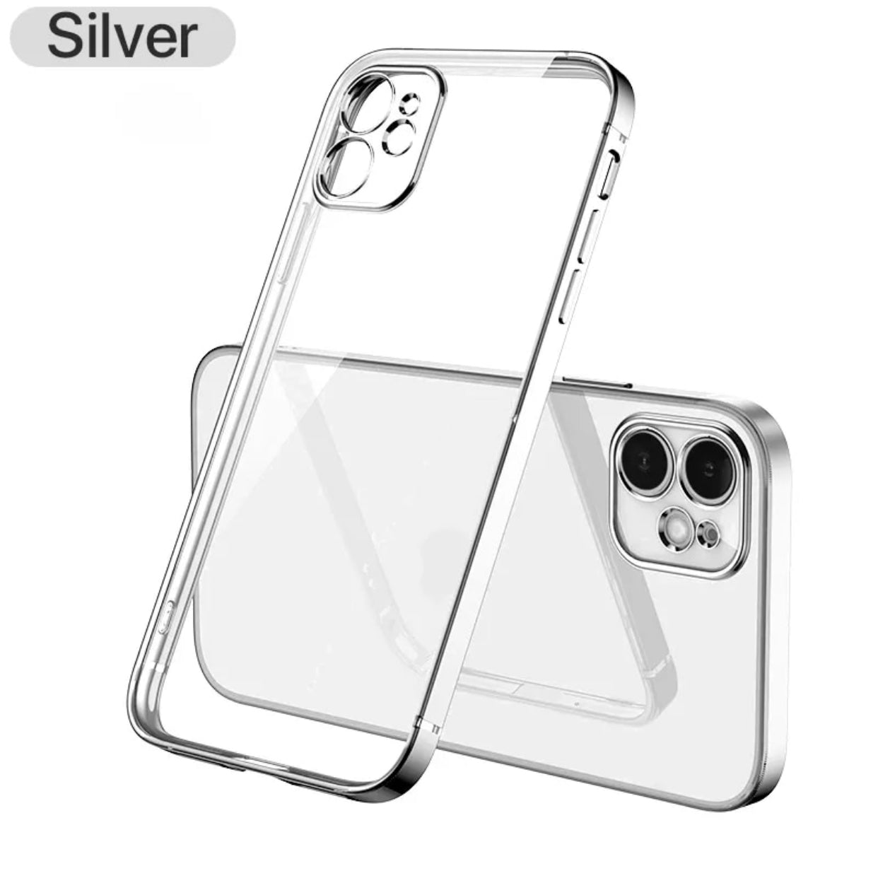 Premium Softshell Plating Straight Edges Phone Case- for selected Apple iPhones/New Apple iPhone 13 Series - Super Savings Technologies Co.,LTD 