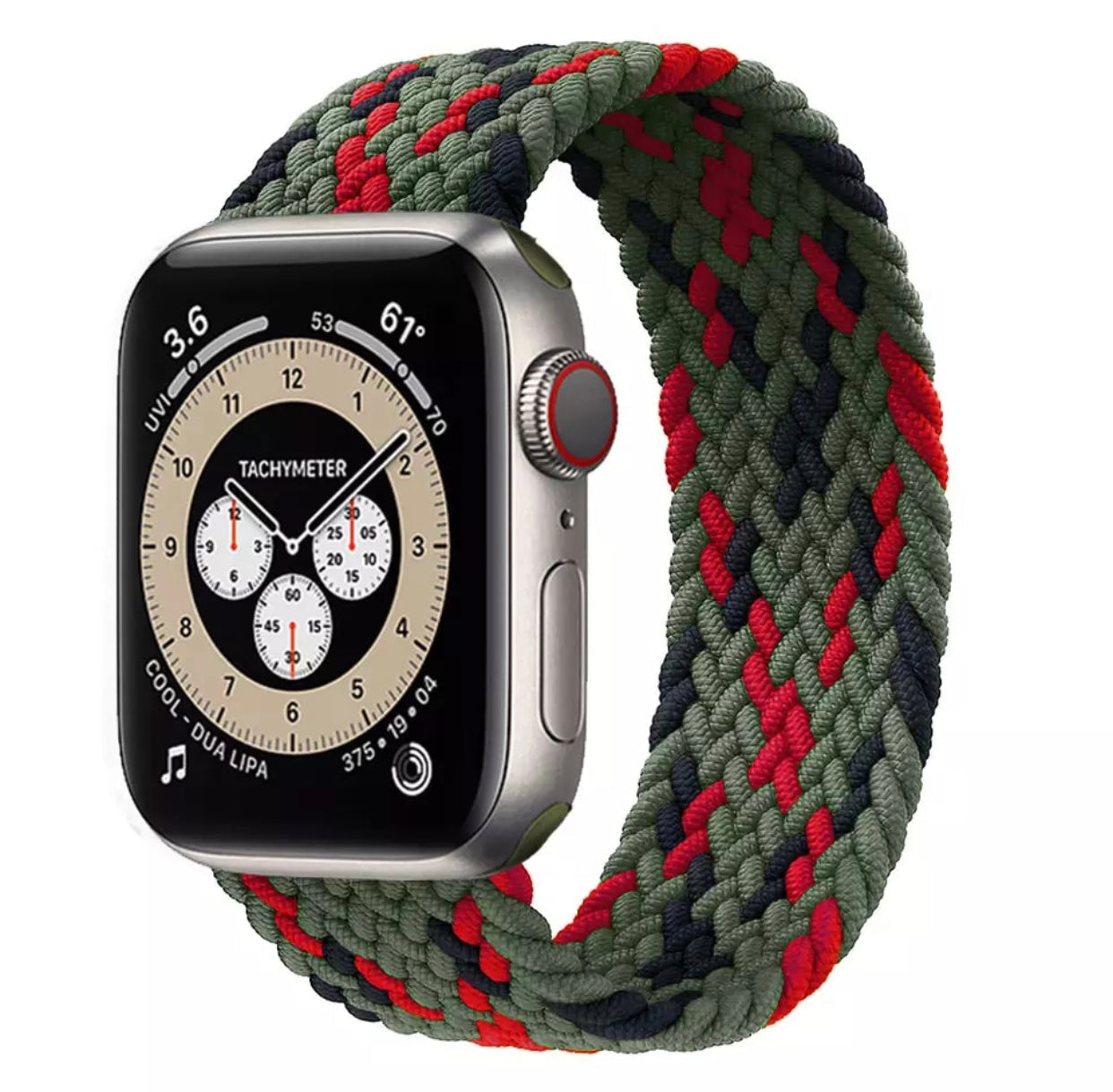 Premium Designers Speciality Nylon Braided Apple Watch Bands- for New Apple Watch Series 7 45mm - Super Savings Technologies Co.,LTD 