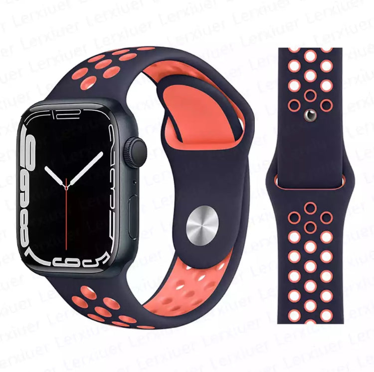 Signature Nike Apple Watch Silicone Sport Bands with Breathable Linings- for Selected Apple Watch 40mm Size - Super Savings Technologies Co.,LTD 