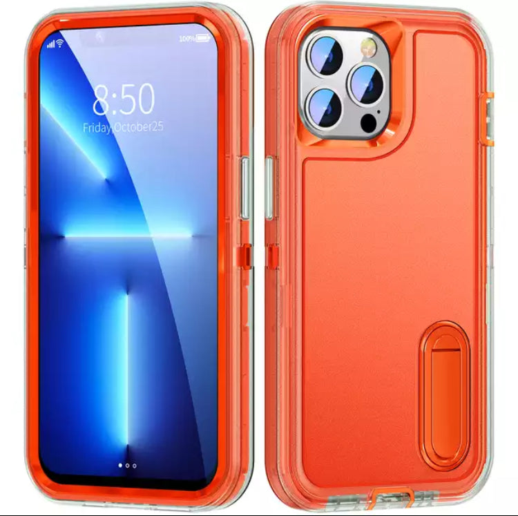 Premium Drop-Protection Style Double-Layers Kickstand Phone Case- for Apple iPhone 14 Series 2022 - Super Savings Technologies Co.,LTD 