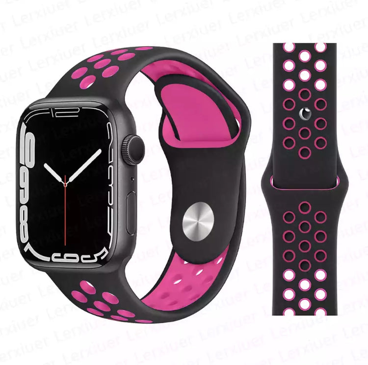 Signature Nike Apple Watch Silicone Sport Bands with Breathable Linings- for Selected Apple Watch 40mm Size - Super Savings Technologies Co.,LTD 