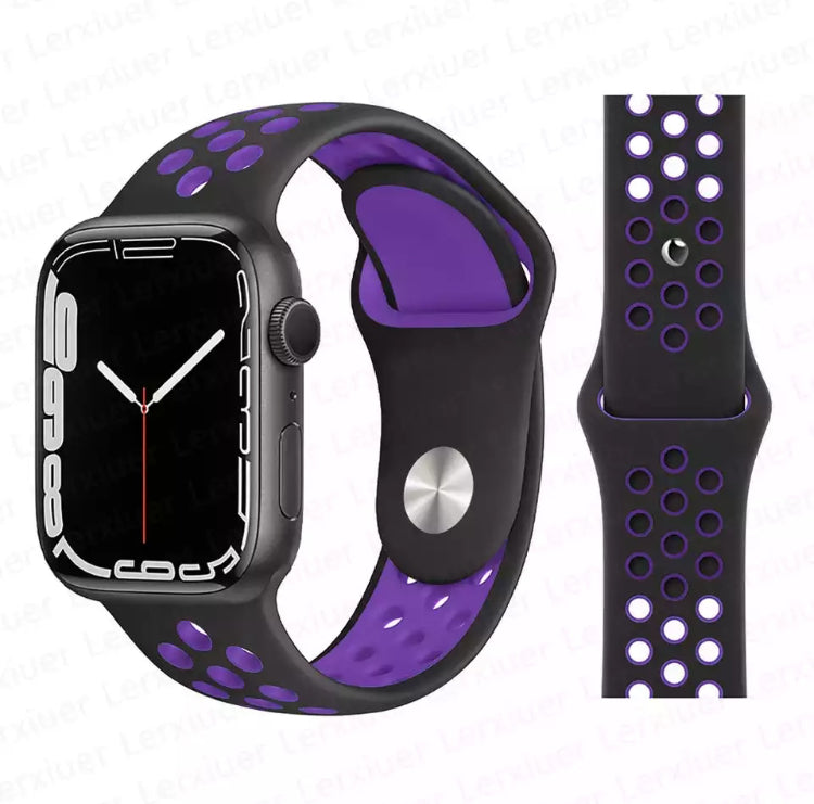 Signature Nike Apple Watch Silicone Sport Bands with Breathable Linings- for Selected Apple Watch 40mm Size - Super Savings Technologies Co.,LTD 