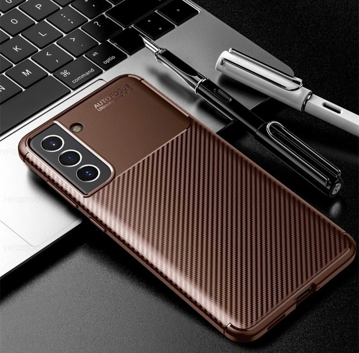 Premium Textured Carbon Fibre Slim Style Phone Case- for selected Samsung Galaxy models - Super Savings Technologies Co.,LTD 