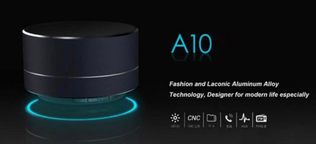 Premium A10 New Technology Fashion Mini Bluetooth Speaker with Studio Sounds Quality- Rose Gold Colour - Super Savings Technologies Co.,LTD 