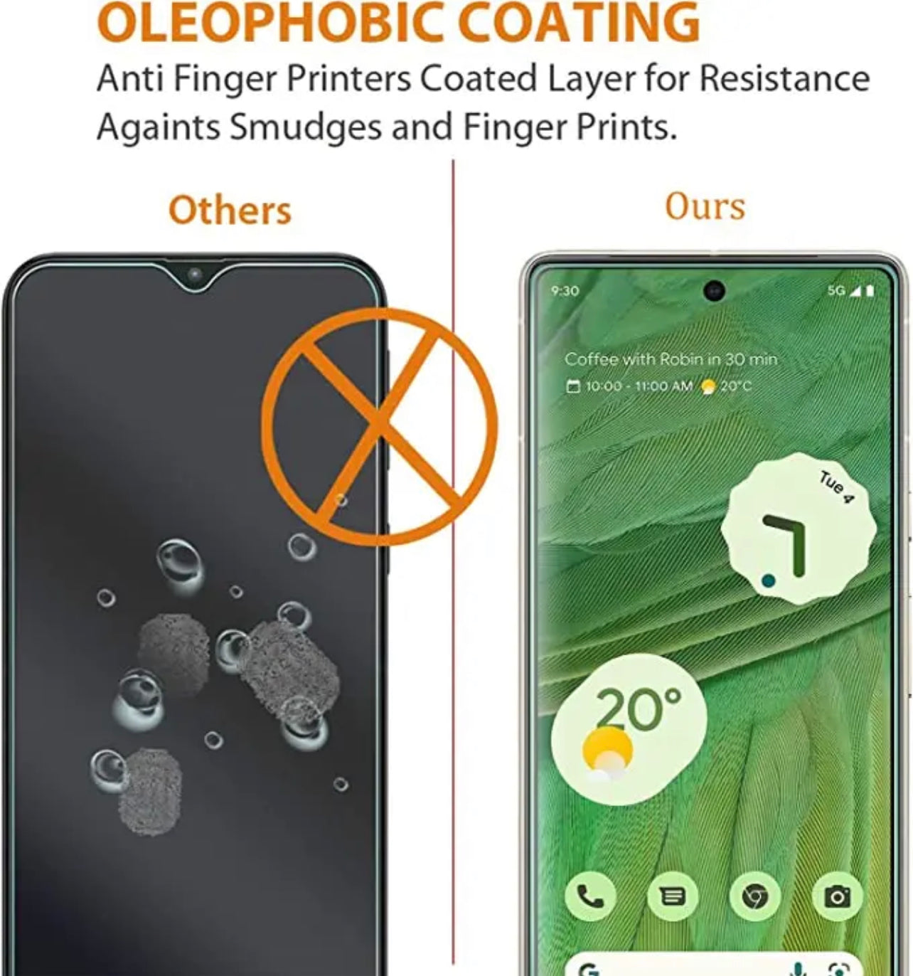 Yamizoo Branded Premium 9H Clear ShatterProof Glass Screen Protector- 2pcs for Google Pixel 7/7Pro - Super Savings Technologies Co.,LTD 