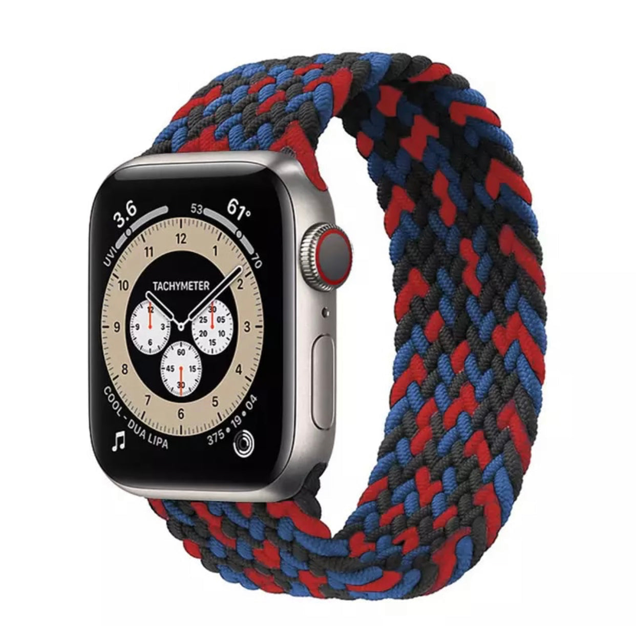 Premium Designers Speciality Nylon Braided Apple Watch Bands- for New Apple Watch Series 7 45mm - Super Savings Technologies Co.,LTD 