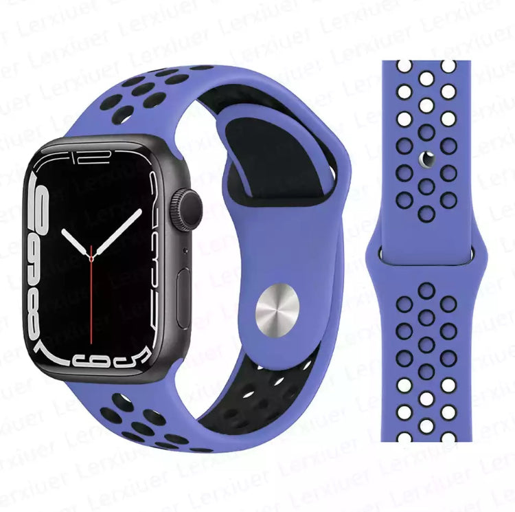 Signature Nike Apple Watch Silicone Sport Bands with Breathable Linings- for Selected Apple Watch 40mm Size - Super Savings Technologies Co.,LTD 