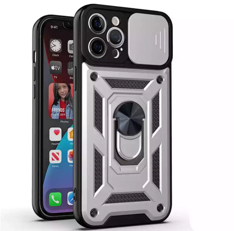 Premium Heavy-Duty Armour Camera Slider Hardshell TPU Phone Case- for Apple iPhone 14 Series - Super Savings Technologies Co.,LTD 