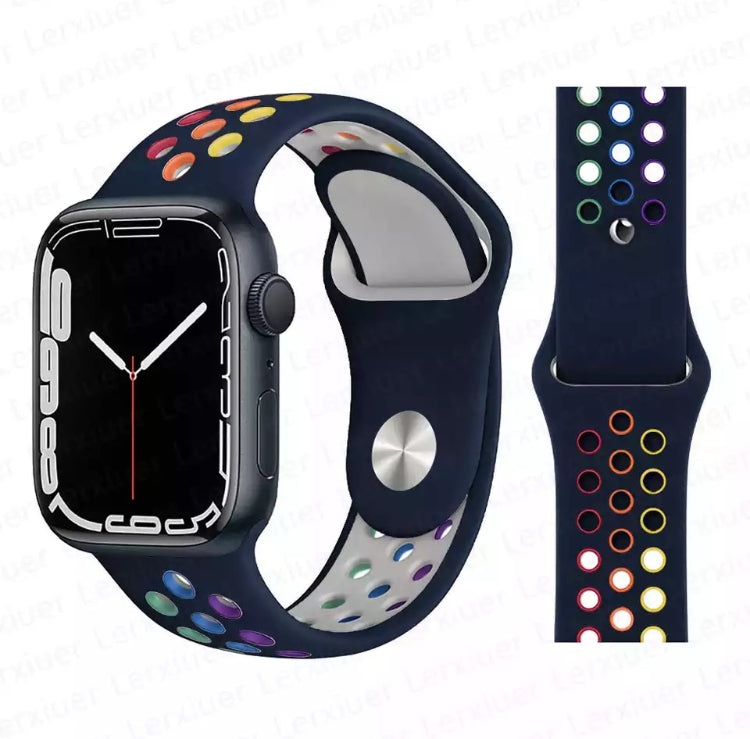 Signature Nike Apple Watch Silicone Sport Bands with Breathable Linings- for Selected Apple Watch 40mm Size - Super Savings Technologies Co.,LTD 