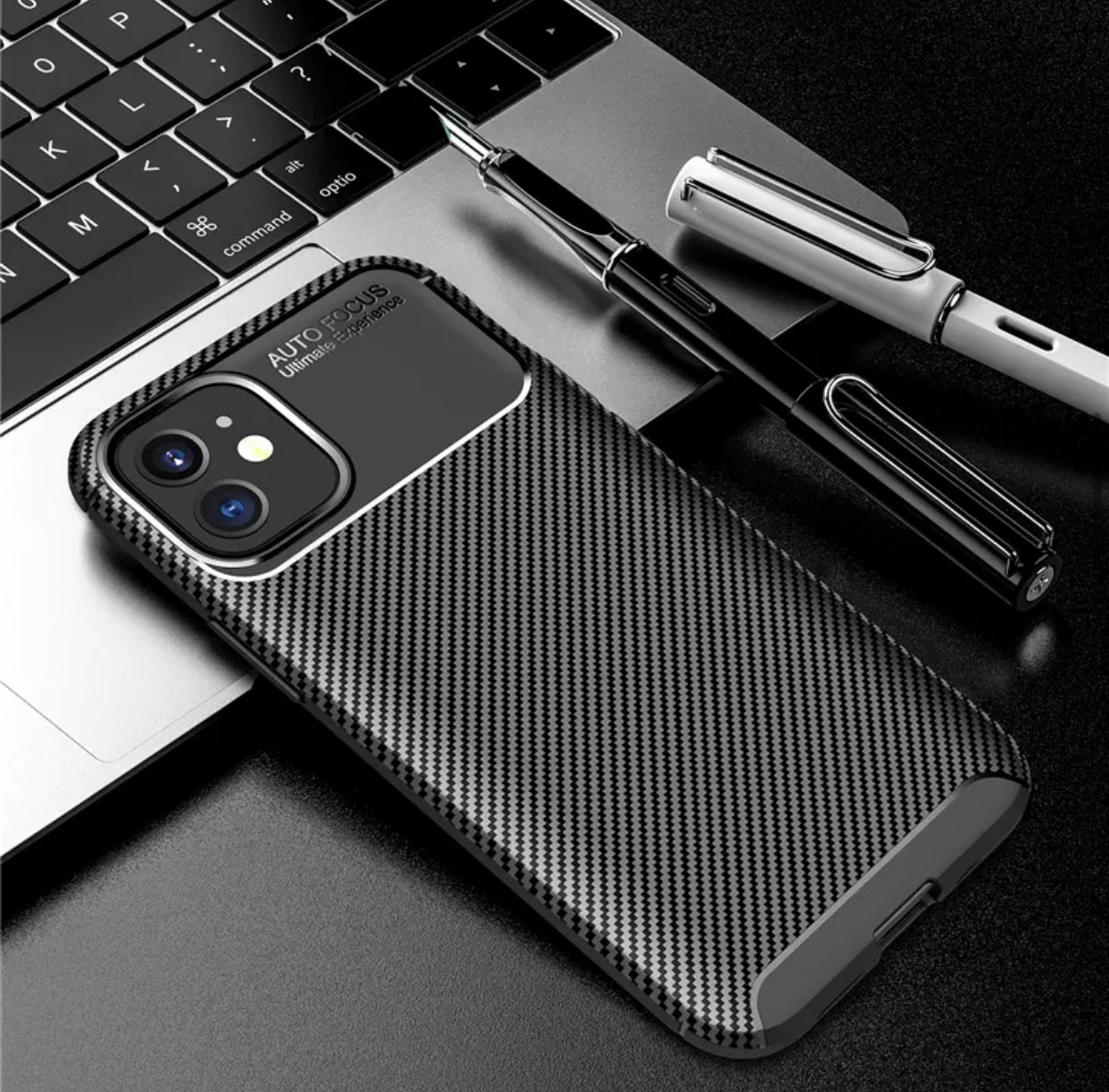 Premium Textured Carbon Fibre Slim Style Phone Case- for selected Apple iPhone models - Super Savings Technologies Co.,LTD 