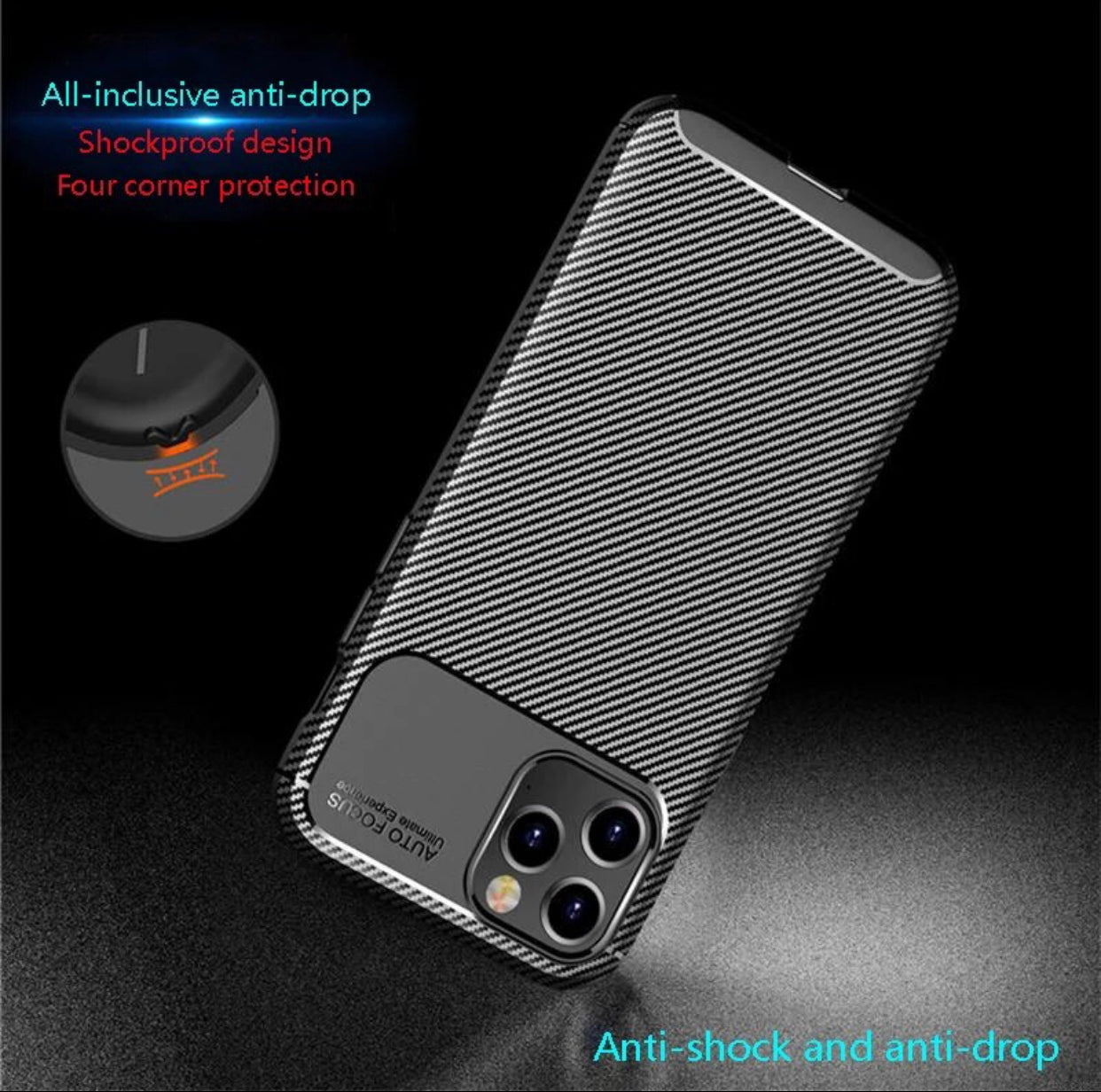 Premium Textured Carbon Fibre Slim Style Phone Case- for selected Apple iPhone models - Super Savings Technologies Co.,LTD 