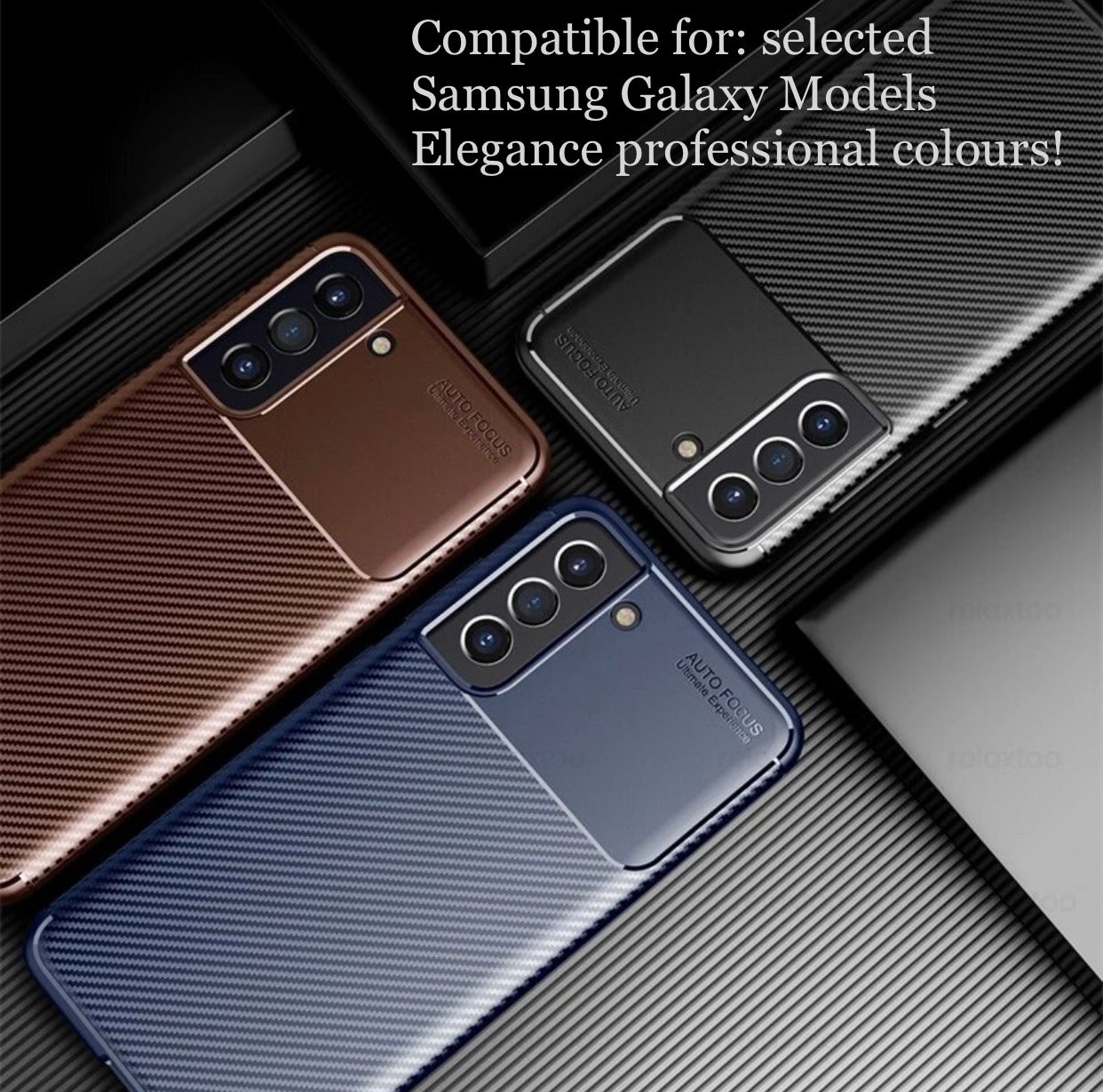 Premium Textured Carbon Fibre Slim Style Phone Case- for selected Samsung Galaxy models - Super Savings Technologies Co.,LTD 