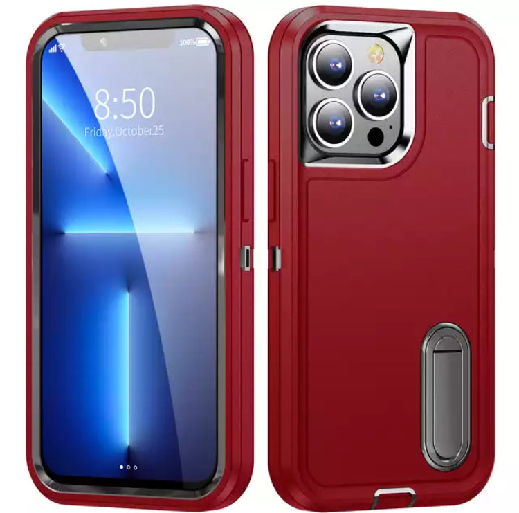 Premium Drop-Protection Style Double-Layers Kickstand Phone Case- for Apple iPhone 14 Series 2022 - Super Savings Technologies Co.,LTD 