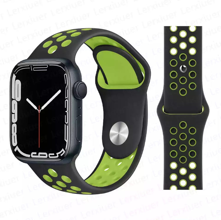 Signature Nike Apple Watch Silicone Sport Bands with Breathable Linings- for Selected Apple Watch 40mm Size - Super Savings Technologies Co.,LTD 