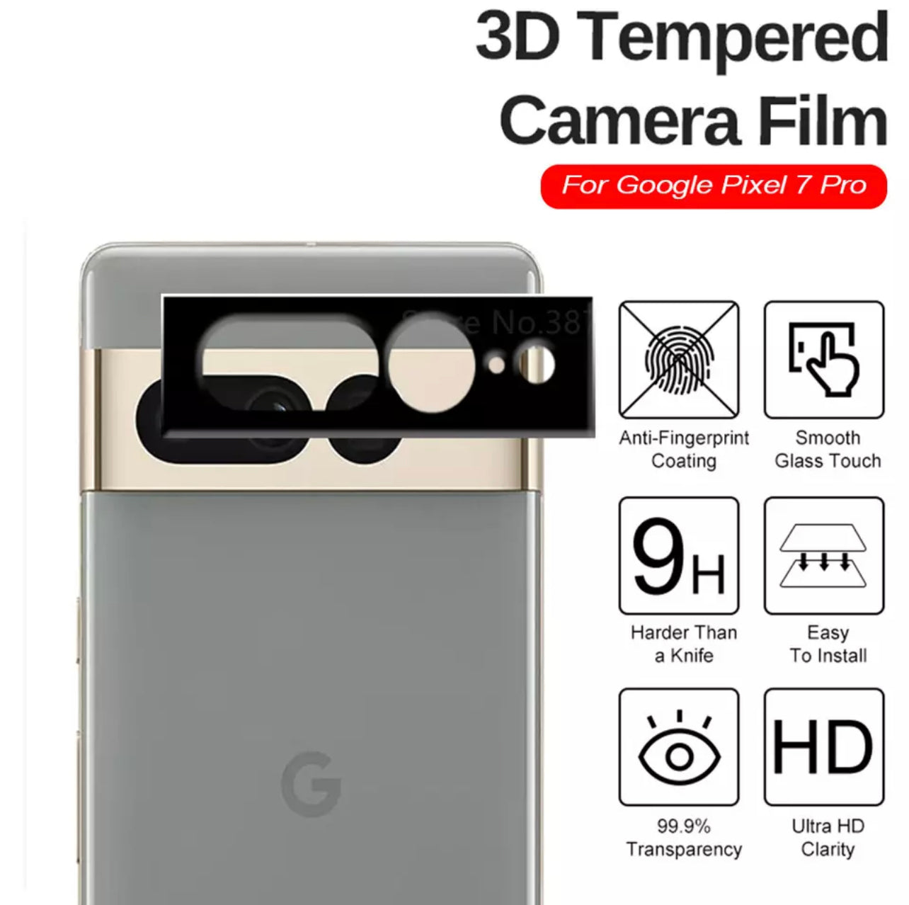 Guard Your Google Pixel Series! 3D Camera Lens Protector - Buy Now!