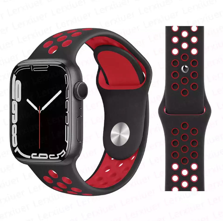 Signature Nike Apple Watch Silicone Sport Bands with Breathable Linings- for Selected Apple Watch 40mm Size - Super Savings Technologies Co.,LTD 