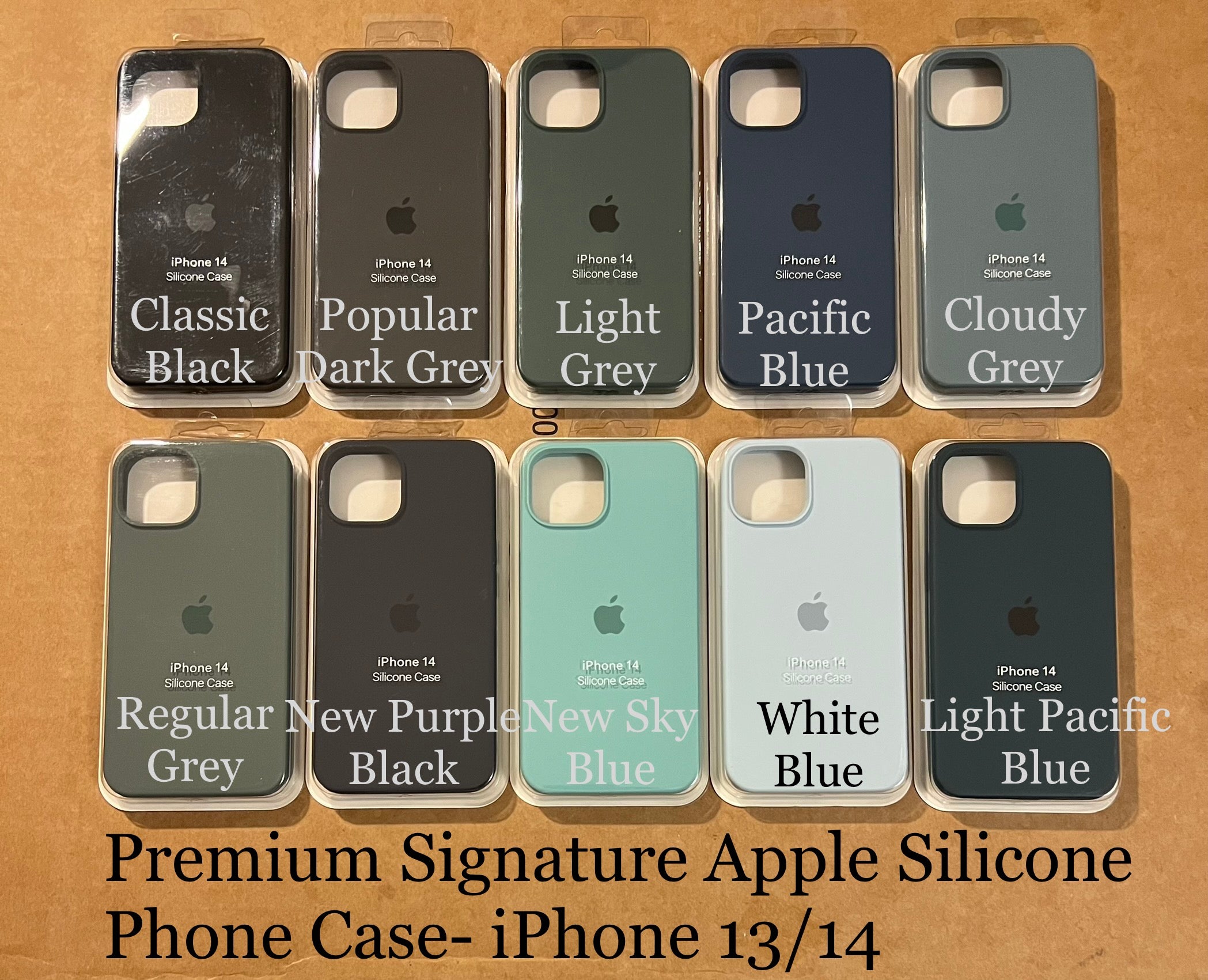 Premium Apple Signature Silicone Phone Case- for Apple iPhone 13 2021 - Super Savings Technologies Co.,LTD 